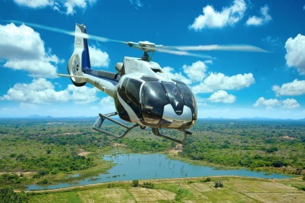 AIRBUS EC 130 B4 helicopter of IWS Aviation, Sri Lanka