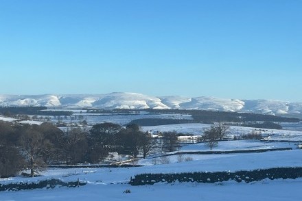 View of the Pennines from our house near Penrith, UK