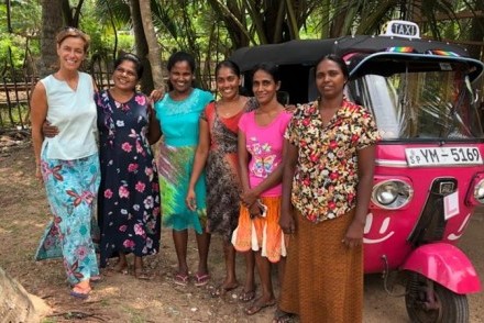 The pink tuk-tuks of Sri Lanka empowering and protecting women (courtesy of Al Jazeera)
