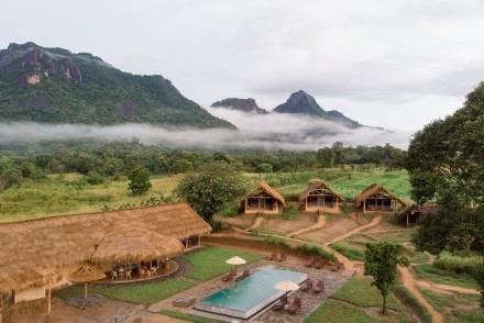 Spectacular location of Wild Glamping - Gal Oya, Sri Lanka