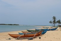 The best beaches are on Sri Lanka's east coast during the summer