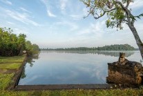 Lunuganga, or Salt River, is Geoffrey Bawa's name for his private estate on Dedduwa Lake 