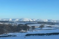 View of the Pennines from our house near Penrith, UK