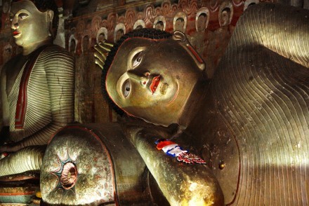 Reclining Buddha in Cave III, Dambulla, Sri Lanka