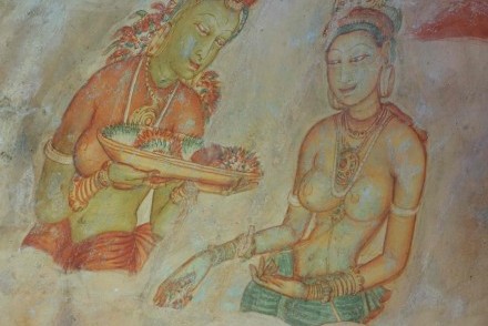 Fresco Gallery, Sigiriya, Sri Lanka