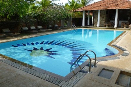 Pool and bar terrace, Villa Araliya, Negombo, Sri Lanka