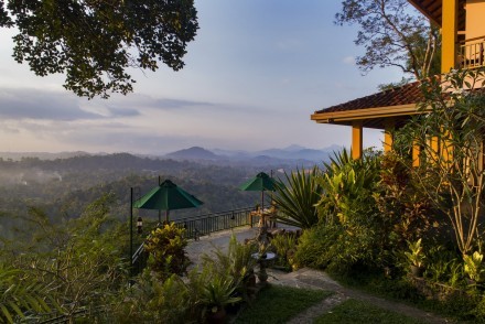 Spectacular view from Villa Rosa, Kandy, Sri Lanka