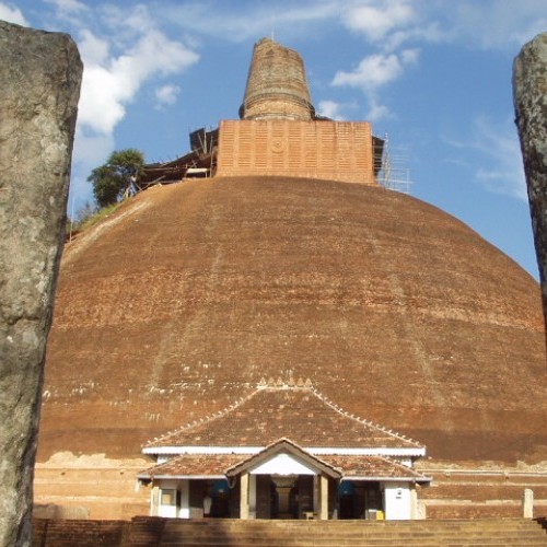 Jetavanarama is the largest brick-built edifice in the world, Anuradhapura, Sri Lanka